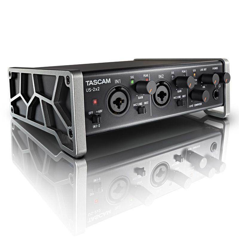 Tascam US-2x2 USB Audio Interface professional recording sound card with microphone amp,support ipad ราคา 12,860 บาท*ส่งฟรี