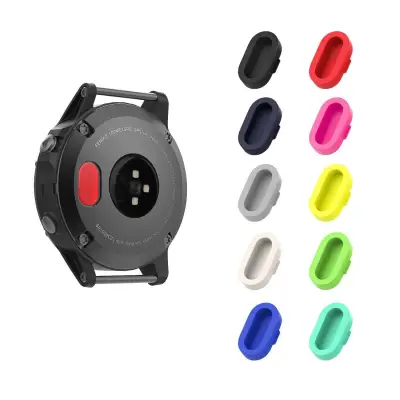 10 Color Silicone Anti Dust Proof Plugs Charger Port Protector for Garmin Fenix 5 / 5S / 5X / Forerunner 935 Smart Watch