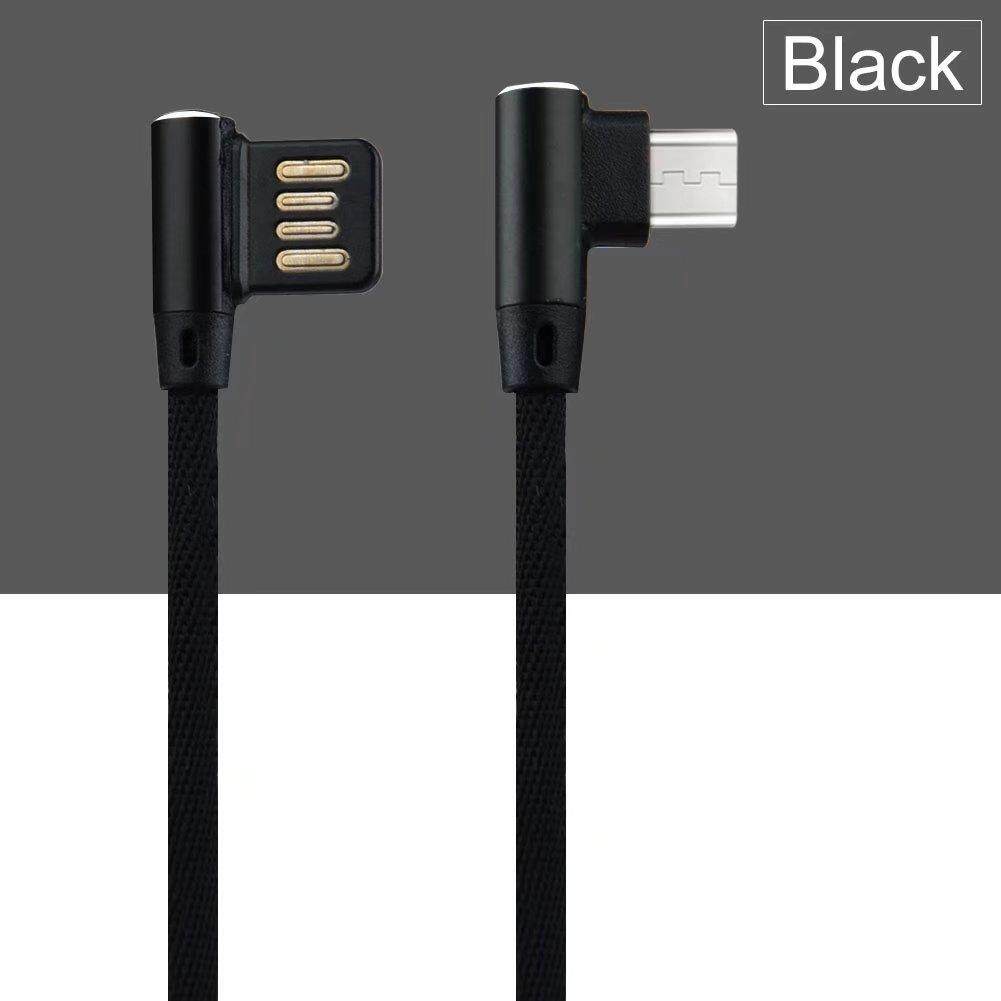 Untuk Android Samsung Sony OPPO Vivo Siku Kain Tenun Seri Mikro USB Khusus Kabel Data Pengisi Daya 1 M-Intl
