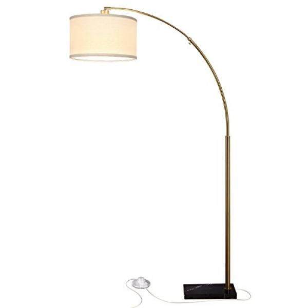 Floor Lamps For Standing Lamp S Brands Review Brightech Logan Led Floor Lamp Modern Arc With Hanging Shade Heavy Marble Base