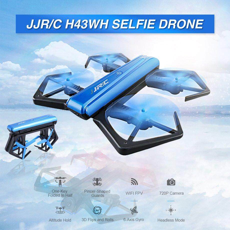 Jjr/C H43WH Wifi Drone FPV Altitude Hold Mode Dinamo RC dengan 720 P Kamera