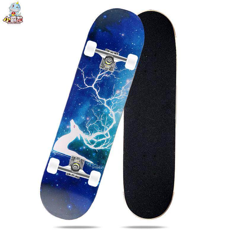 Wooden Skateboards Mini Longboard Complete Peny Skate Board Canadian Maple Skateboard Deck Adult Children 4 Wheel Skates