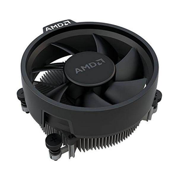 AMD Wraith Stealth Socket AM4 4-Pin Pendingin CPU dengan Penyerap Panas Aluminium & 3.93-Inch Fan (Slim) -Intl