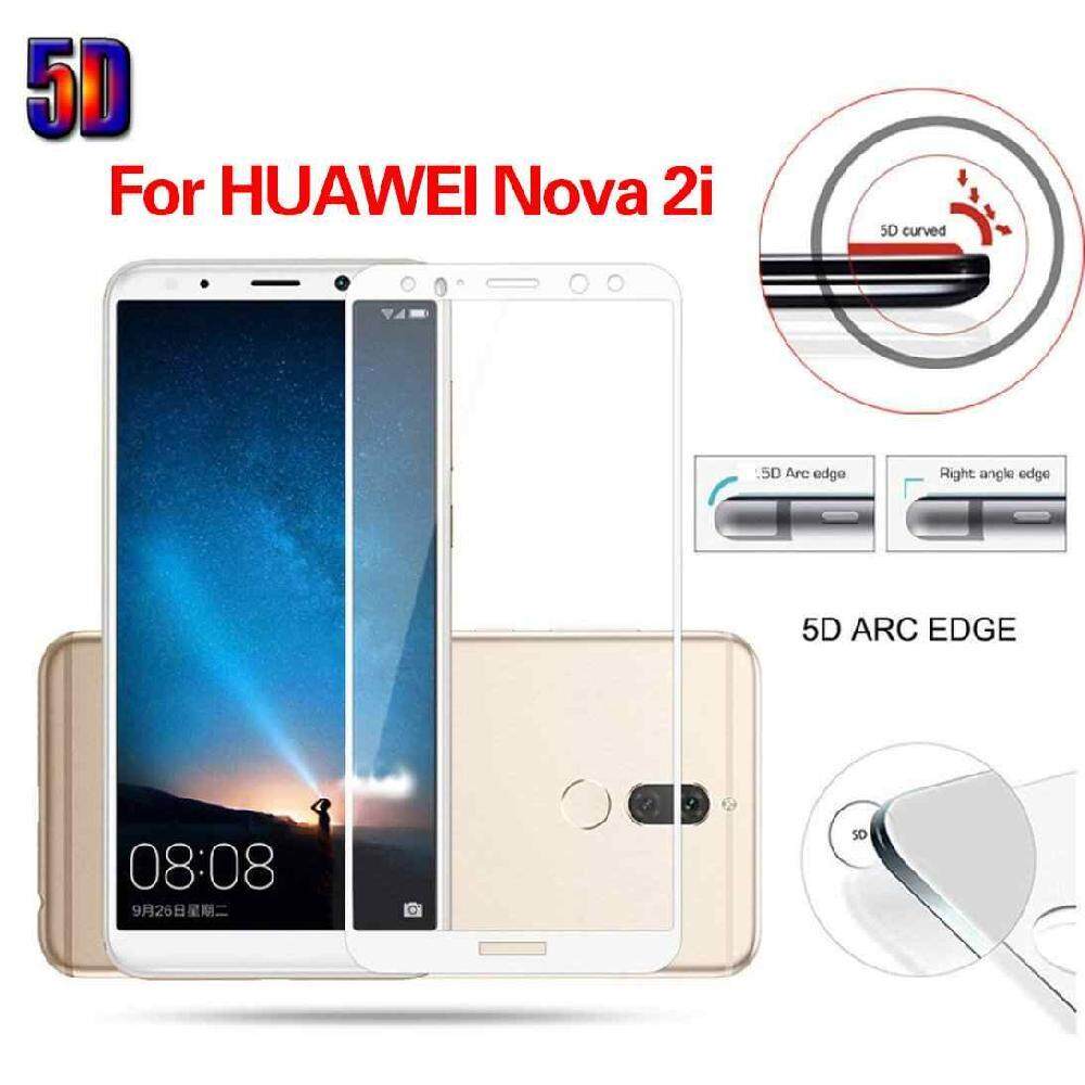 Yupt Baru Kualitas Bagus Tahan Lama & Sederhana Desain Tinggi-Akhir 5D Penuh Kaca Melunakkan Film Layar Pelindung untuk Huawei Nova 2i-Internasional