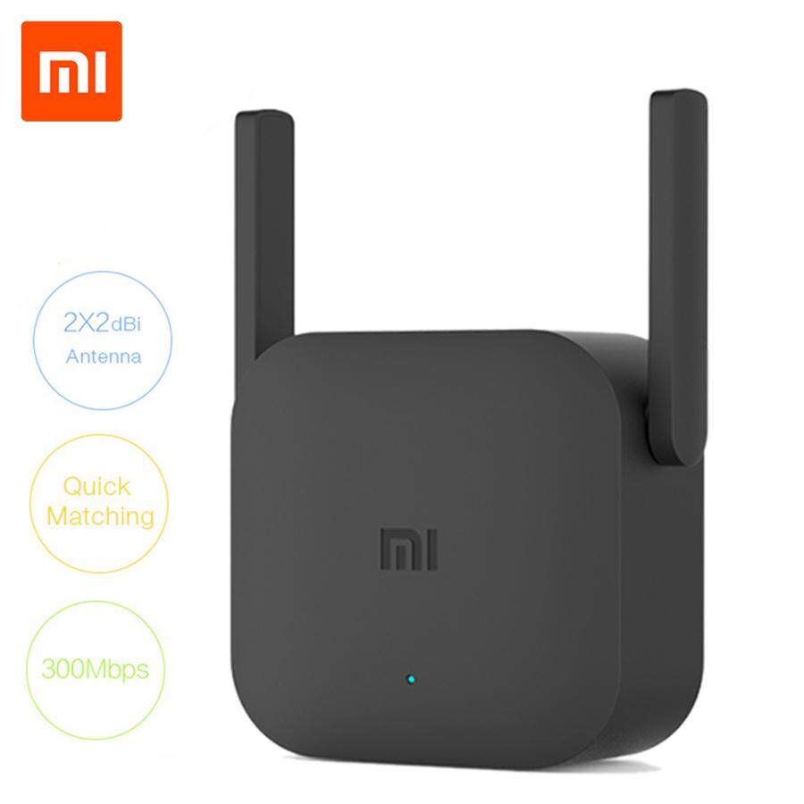 ZZOOI Original Xia0mi Pro 300m Wifi Router Amplifier Network Expander Repeater Power Extender Roteador 2 Antenna for Mi Router Wi-fi