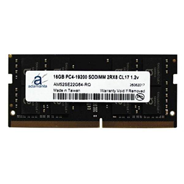 Adamanta 16GB (1x16GB) Laptop Memory Upgrade for HP ZBook 15 G4 & ZBook 17 G4 Mobile Workstation with Intel i5 & i7 Processors DDR4 2400Mhz PC4-19200 SODIMM 2Rx8 CL17 1.2v RAM DRAM - intl