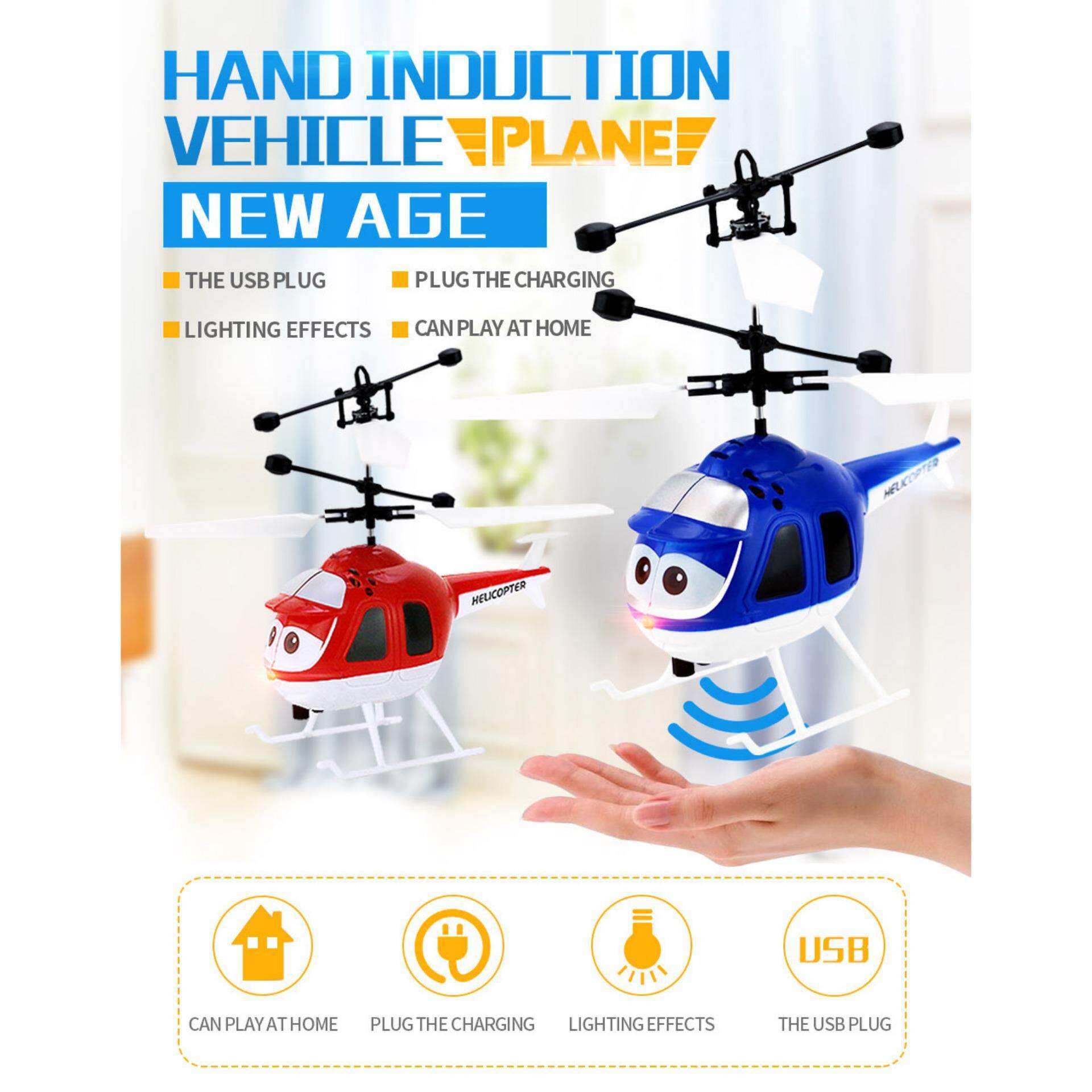 Yika RC Helicopter Mini dengan Ringan Dibangun Di Giroskop Drone Mainan Jarak Jauh Pengendali