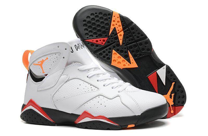 Udara Jordan 7 Retro Kardinal Putih Hitam-Kardinal Merah Perunggu Nike Udara Jordan 7-Internasional