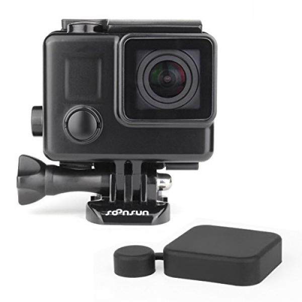 Soonsun Blackout Wadah Anti Air Case untuk GoPro Hero4 Hero3 + Pahlawan 4 3 Kamera Hitam Keluar Penyembunyian Bawah Air 35 Meters- internasional