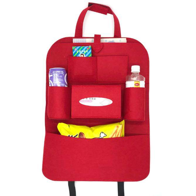 Fudun Otomatis Mobil Belakang Kursi Multi-pocket Perjalanan Penyimpanan Gantungan Tas Organizer Pemegang-Internasional