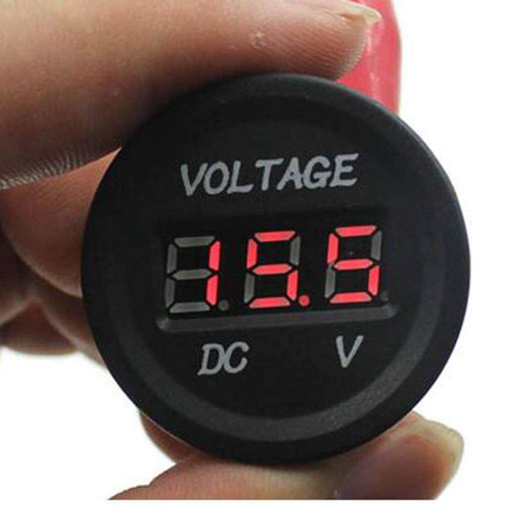 Catwalk 12 V-24 V DC LED Digital Display Voltmeter Otomatis Metro Voltmeter Kedap Air