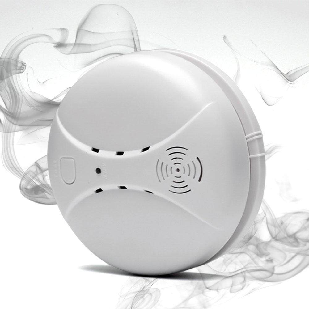 ZongHAX High Sensitivity Cordless Smoke Fire Photoelectric Sensor Detector For Home Alarm System - intl