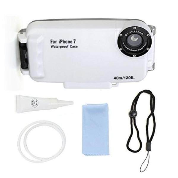 Iphone Kasus Anti-Air 7/8, laut Frogs 130ft/40 M Di Bawah Air Penuh Tertutup Sarung Snowproof Anti Guncangan Dirtproof IPX8 Bersertifikat Anti-Air Renang Menyelam Snorkeling Berselancar kasus 4.7 Inci-Internasional