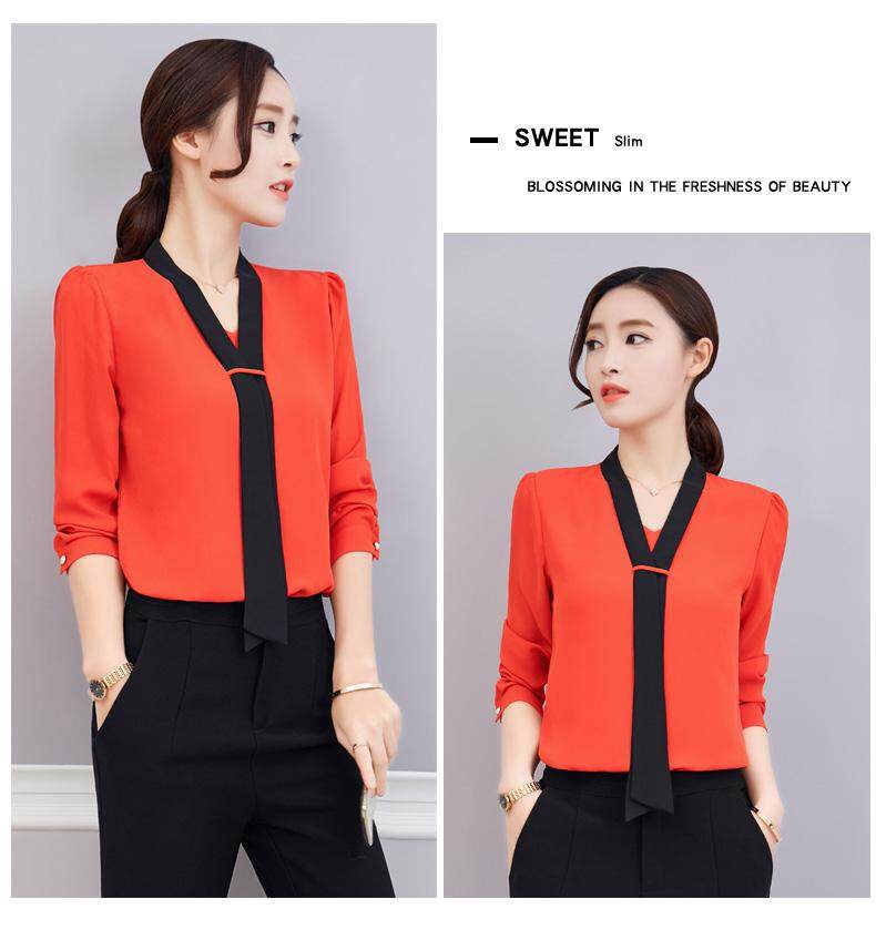 [Pre-Order] Korean Style Women Long Sleeve Blouse Collection 336 - 9914 (ETA: 2023-05-31)