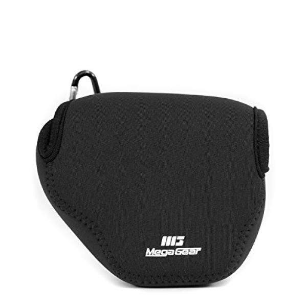 Almm Megagear Ultra Ringan Neoprene Kamera Kasus Tas dengan Carabiner untuk Canon PowerShot SX510, SX420 Adalah, SX410 Adalah, SX400 (Hitam)-Internasional
