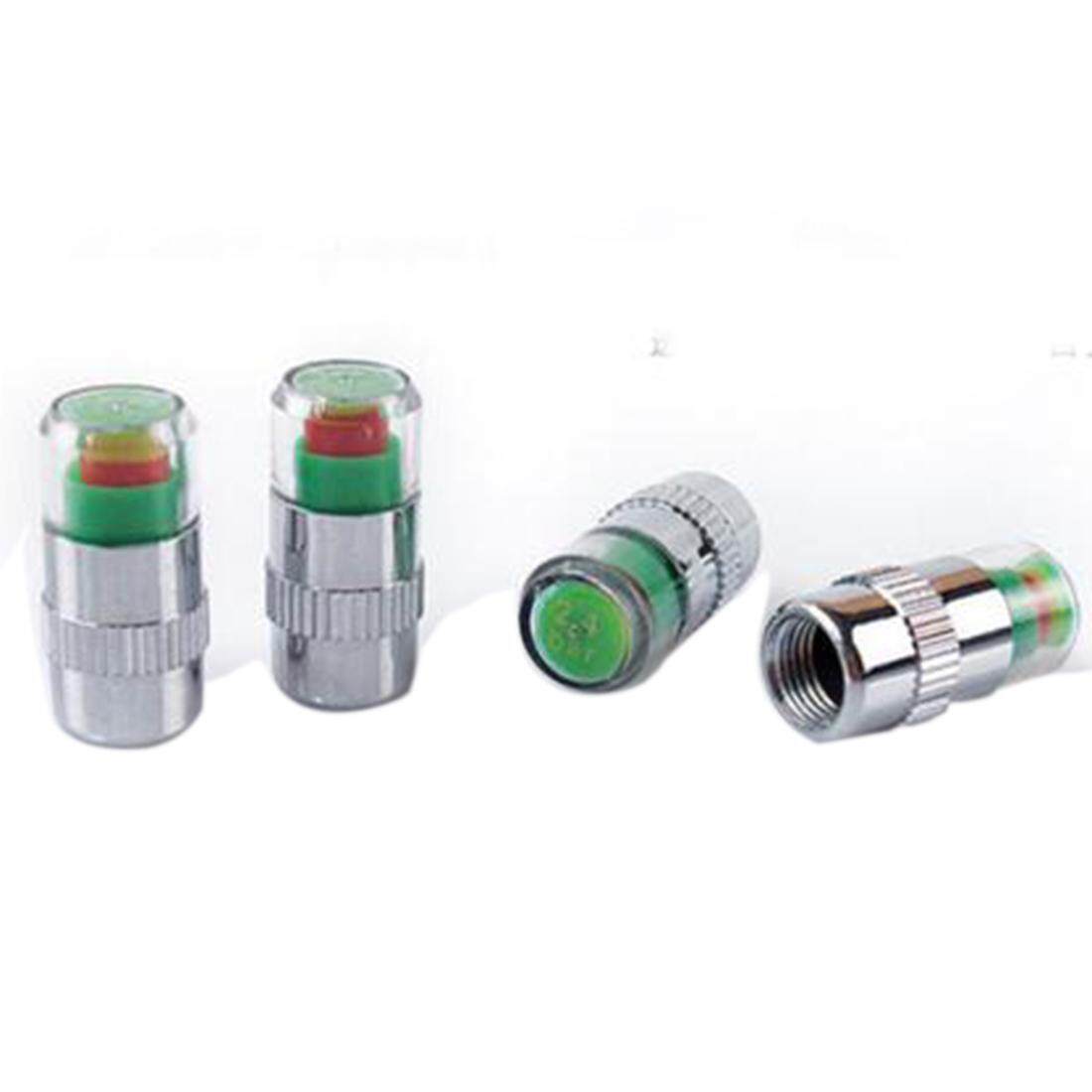 4 pcs 2.4Bar (36PSI) Auto Air Pressure Alert Indicator Valve Stem Monitor Sensor Caps Car Free Shipping - intl