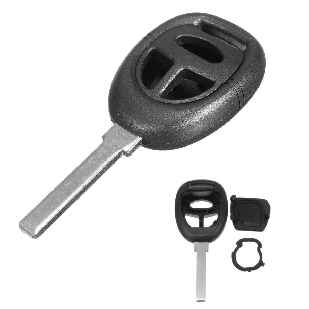 Remote Key Fob Shell Case w/ Blank Blade Replacement Kit for SAAB 9-3 9-5