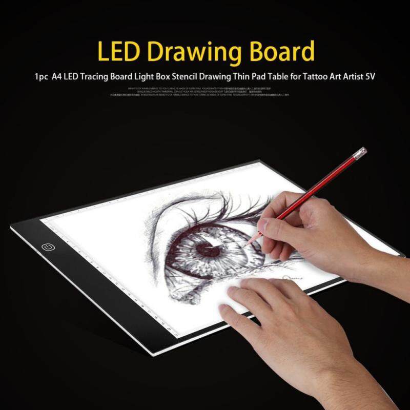 A4 LED Truy Tìm Dấu Vết Ban Hộp Đựng Đèn Stencil Vẽ Mỏng Miếng Lót Bàn cho Hình Xăm Nghệ Thuật Nghệ Sĩ-quốc tế