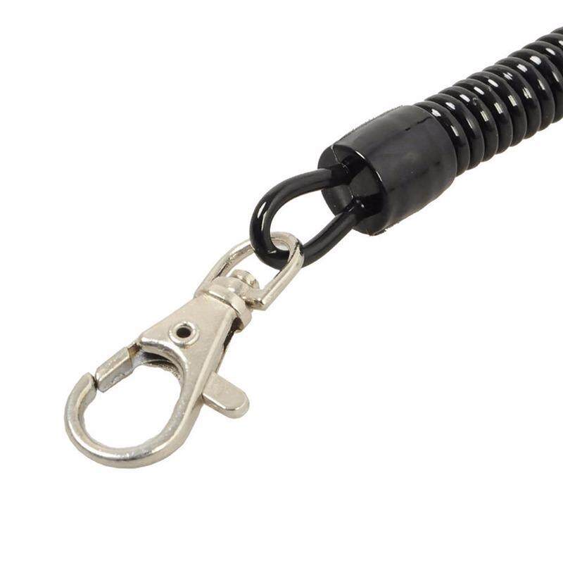 Outdoor Camping Black Spring Rope Elastic Belt Keychain - Intl August 2018 - 5 Outdoor Camping Black Spring Rope Elastic Belt Keychain - intl - 5
