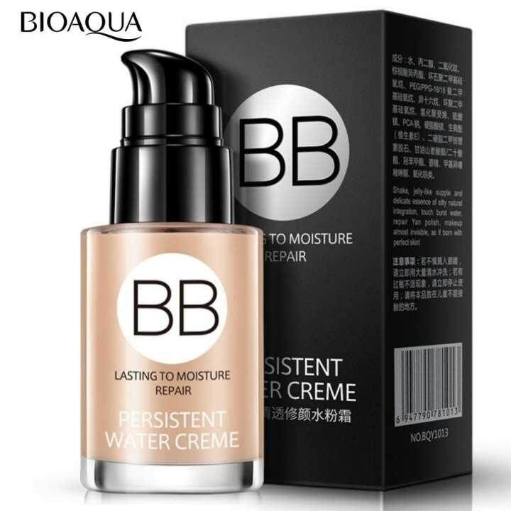 BIOAQUA Super Wearing BB Cream Concealer Long Lasting No Makeup Waterproof Moisturizing Brighten Foundation Natural Beauty 30ml