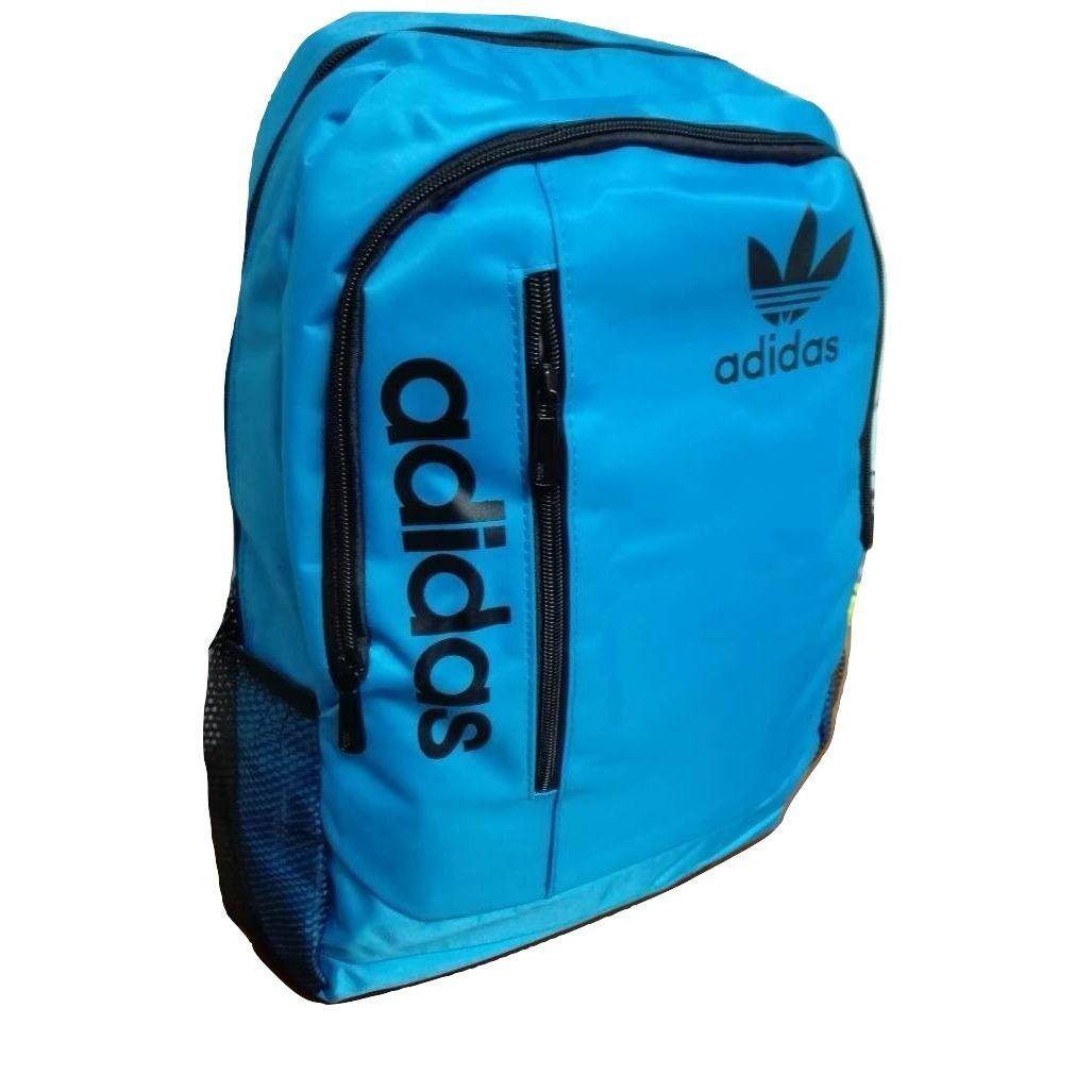 blue adidas school bag