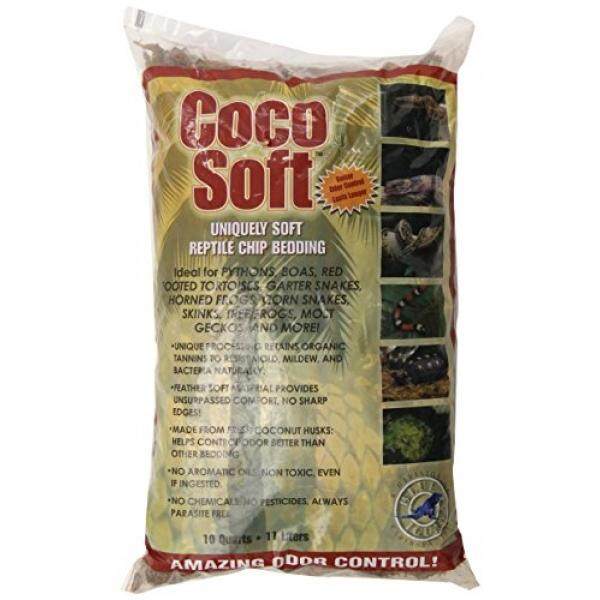 Carib Sea SCS00211 Coco Soft Reptiles Bedding, Coarse Chip, 10-Quart - intl