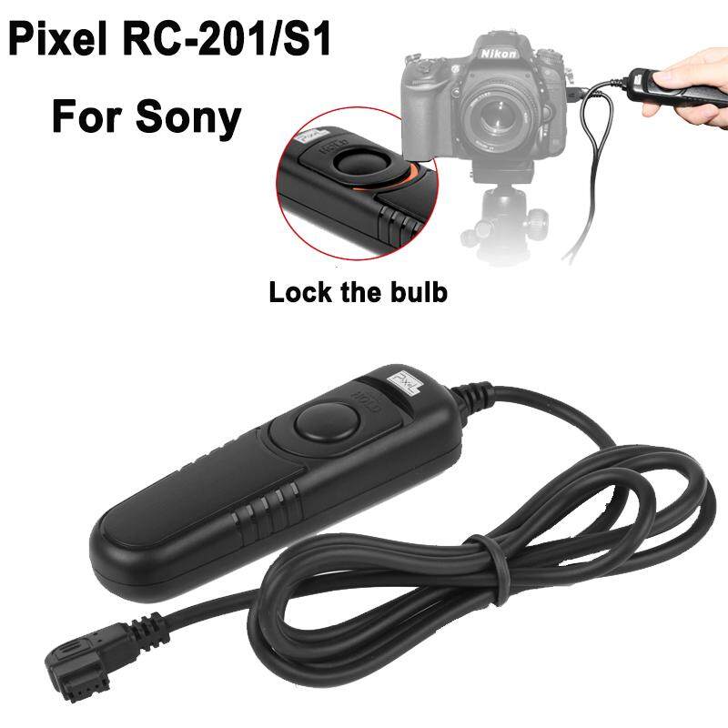 Pixel RC-201/S1 Kabel Pelepasan Rana Pengendali Jarak Jauh dengan S1 Kabel Kompatibel dengan Sony A99II A77 A77II A56 A57 A55 A35 a33 A37