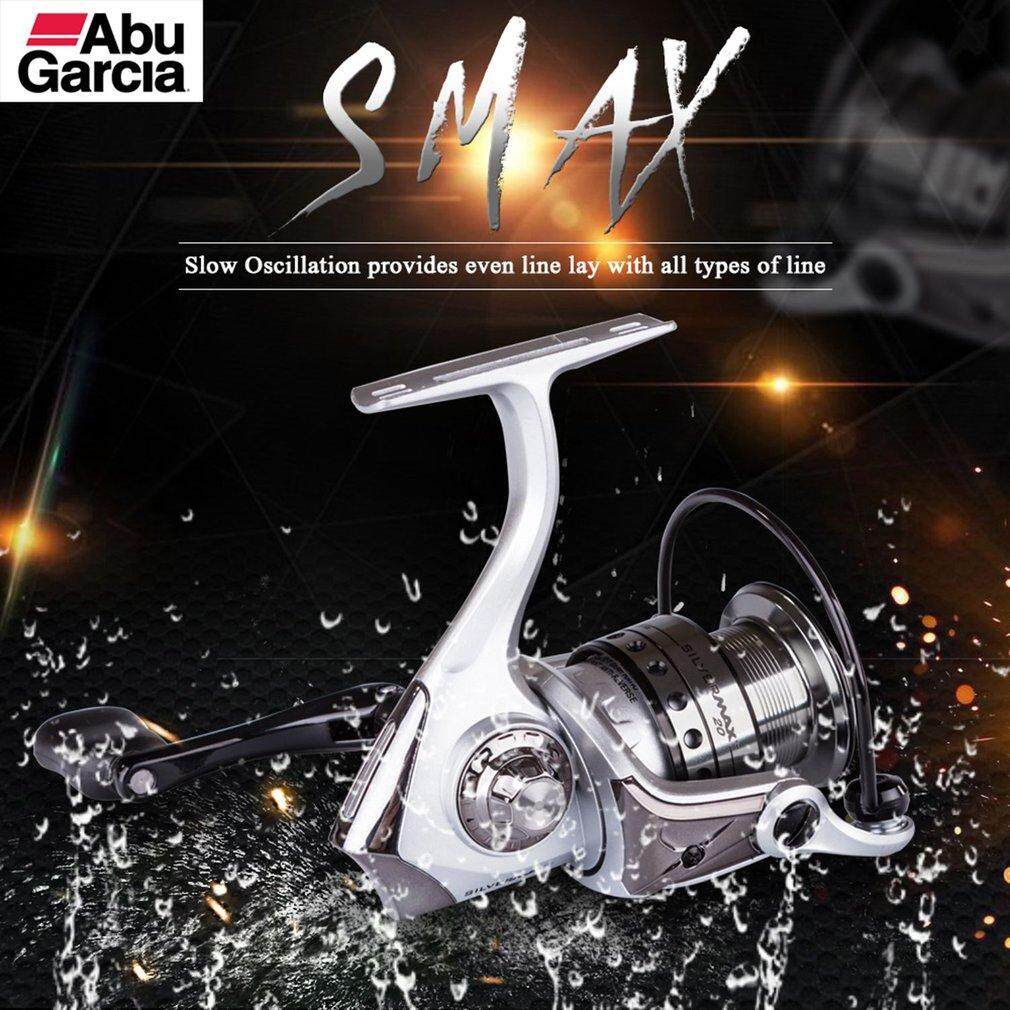 BEAU Abu Garcia SMAXSP 2000 Spinning Fishing Reel 5+1BB Seawater Reel white & silver - intl