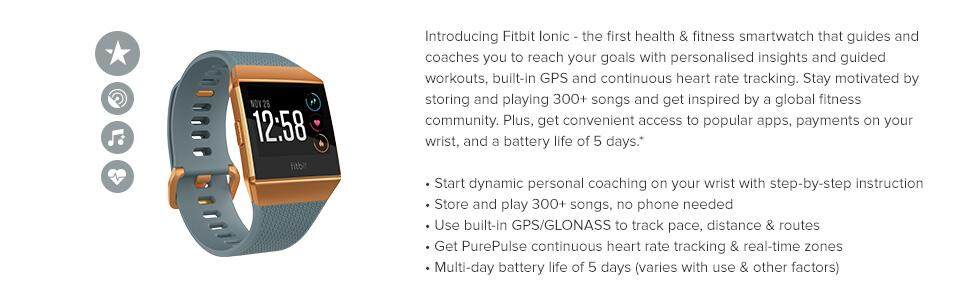 fitbit ionic heart rate