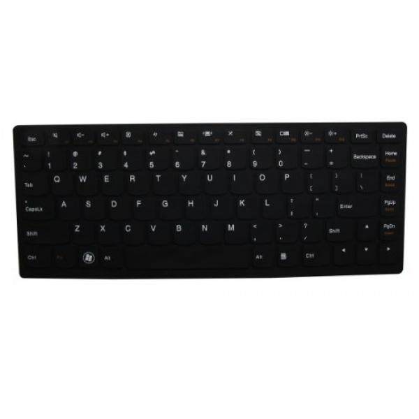 CaseBuy Black Ultra Thin Silicone Keyboard Protector Cover Skin for Lenovo IdeaPad U300, U300s, U310, U400, U410, U430, U430p, Z400, P400, S300, S400, S405, Yoga 13-IFI, Yoga 2 Pro Convertible Ultrabook(if your