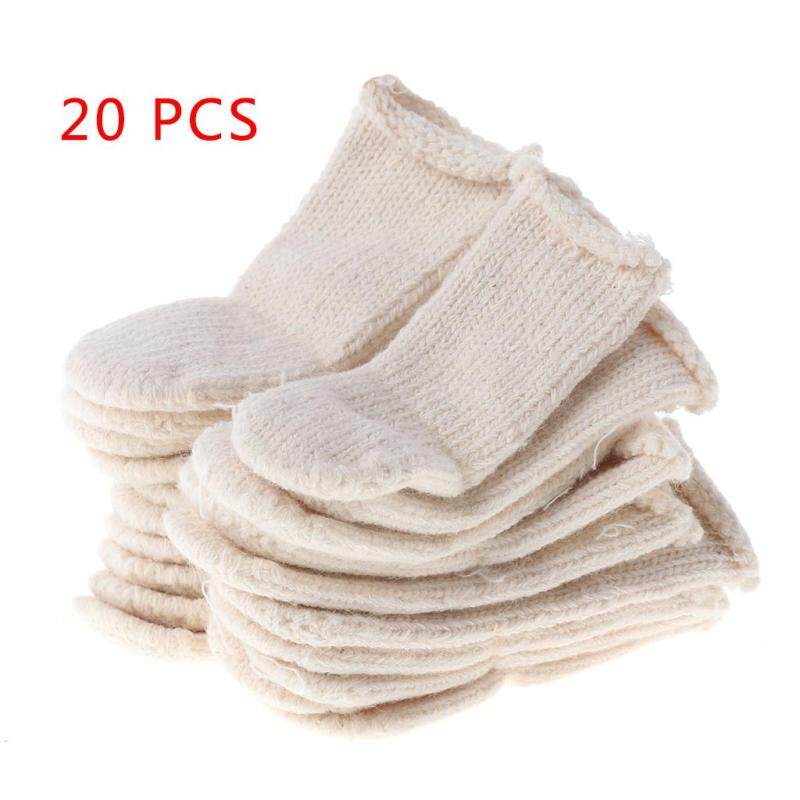 Cotton Finger Guards Cots Avoid Protection Prints Clean Polish Craft Tool 20Pcs