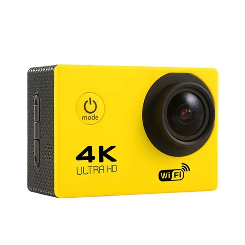 Fuan F60 4K Wifi Action Camera 16MP LCD 170° Lens Degree Wide Angel Sports DV Waterproof EU Plug