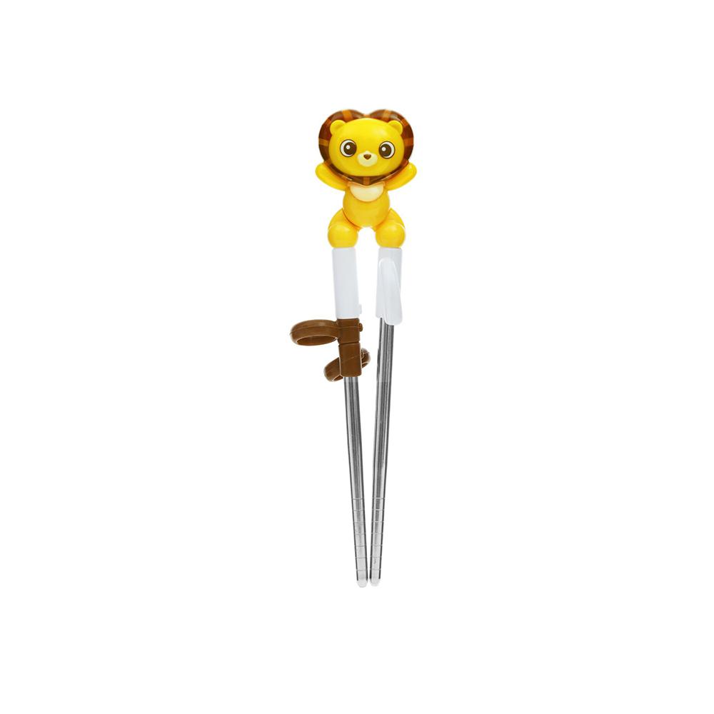 Edison Friends Stainless Chopsticks Lion (Right-Handed)