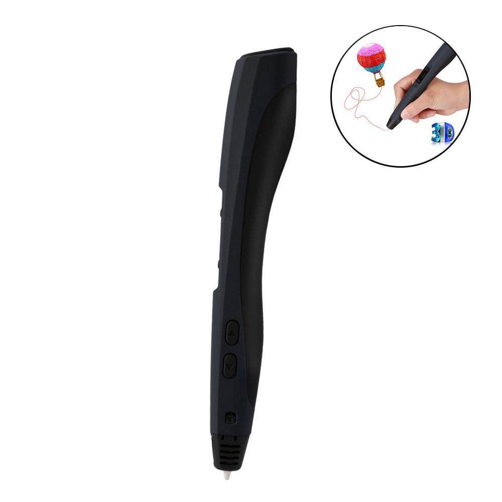 Qooyonq Pencetaka 3D Pena, 3rd Generasi Cerdas 3D Printer Pena dengan Pegangan Pengaman dan 3 Free 1.75 Mm ABS Isi Ulang Filamen