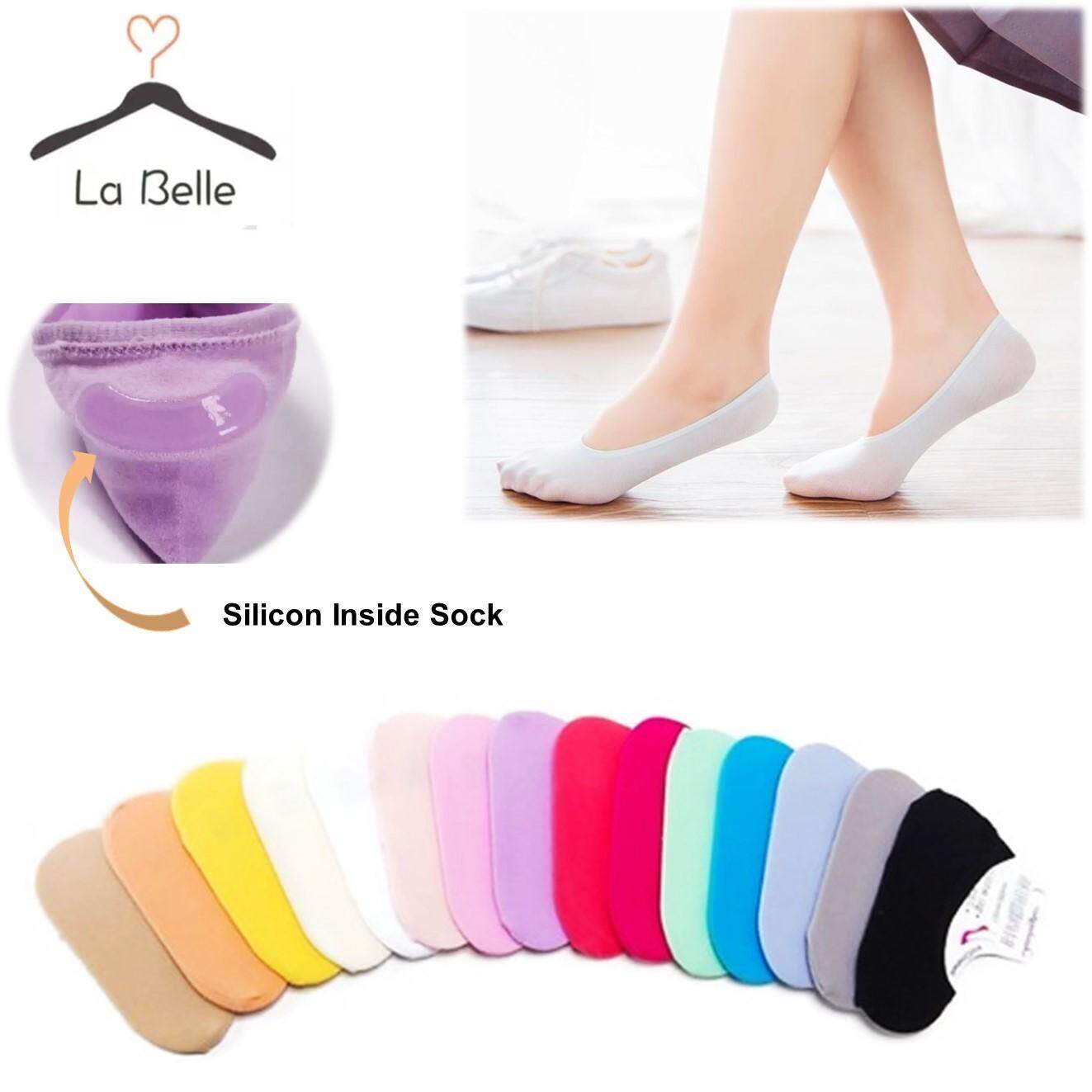 1 Pair / 2 Pair  Silicon Gel Ladies Socks Comfortable Short Ankle Socks