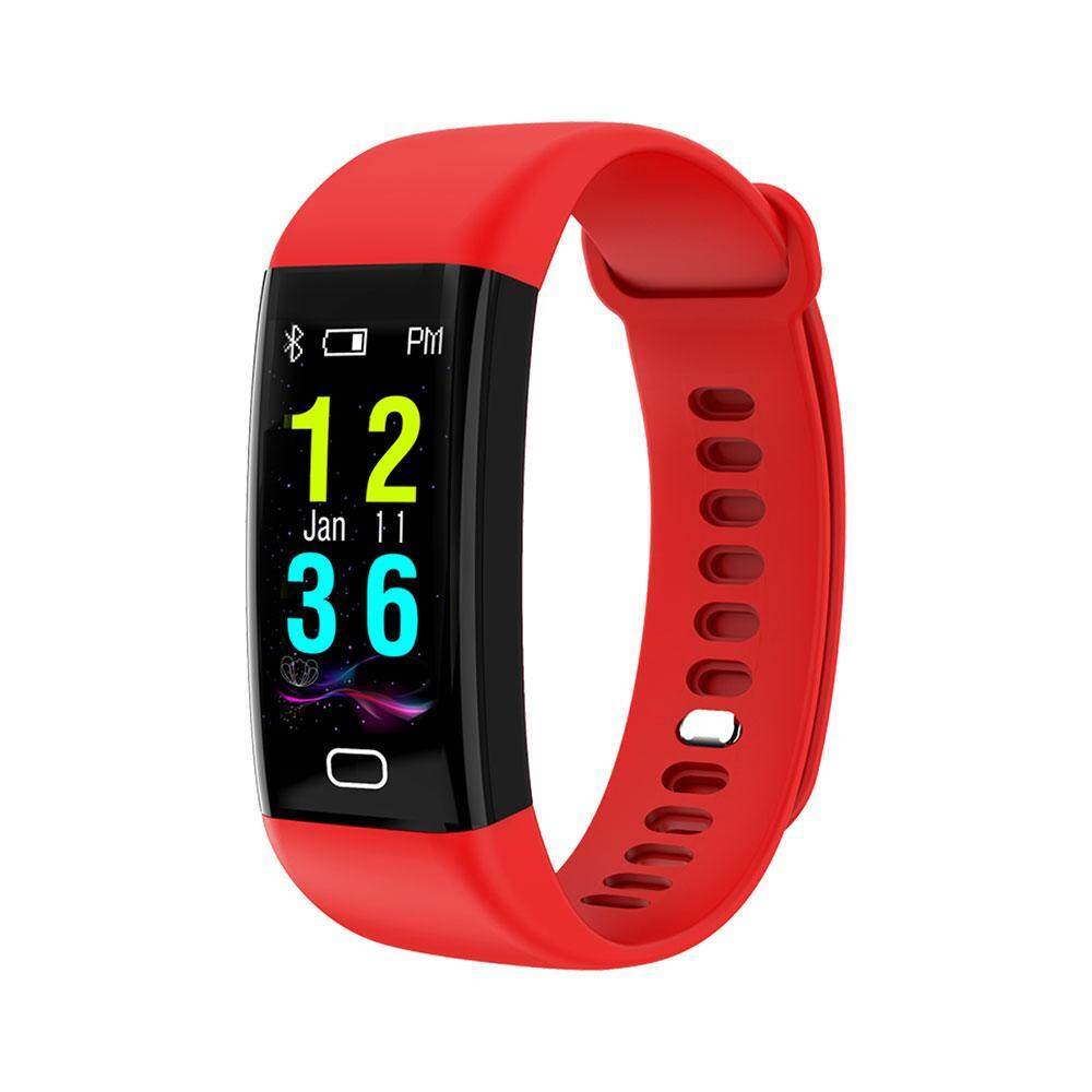 Niceeshop F07 Tahan Air Pintar Gelang Monitor Detak Jantung Tekanan Darah Kebugaran Pelacak Smartband Olahraga Jam Tangan untuk IOS Android atau IOS -Internasional