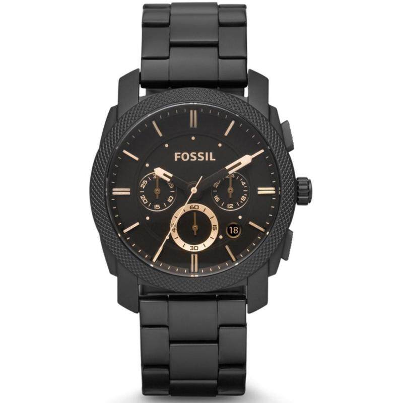Fossil Mens Machine Chrono Dark Brown Ion-Plated Watch FS4682 Malaysia