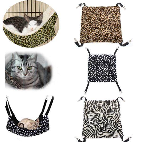 Warm Pet Animal Cat Kitty Hanging Ferret Hammock Polka Dot Design Bed Cage Pad - Intl By Elec Mall.
