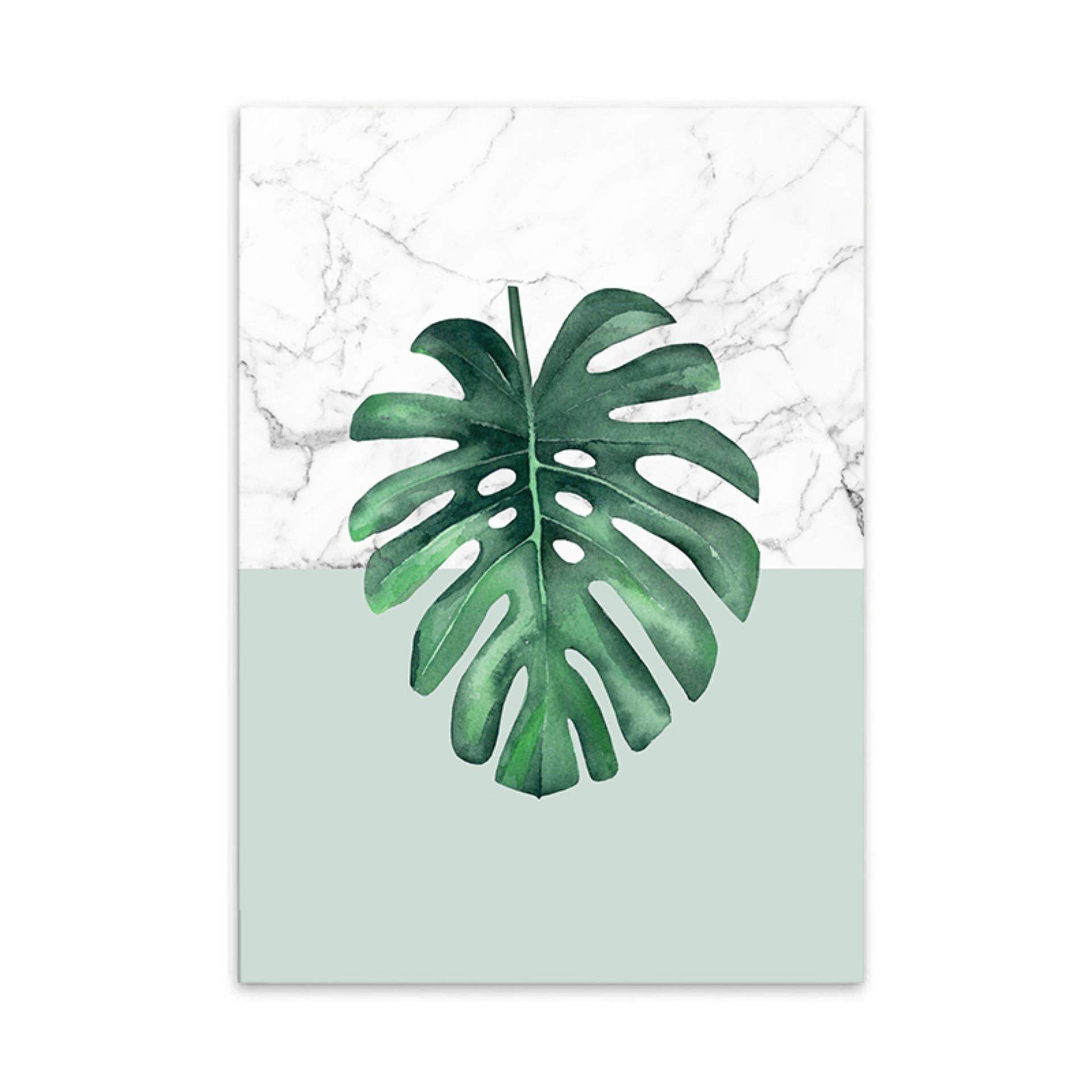 30X40cm Unframed Green Monstera Art Print Painting Poster NOR078