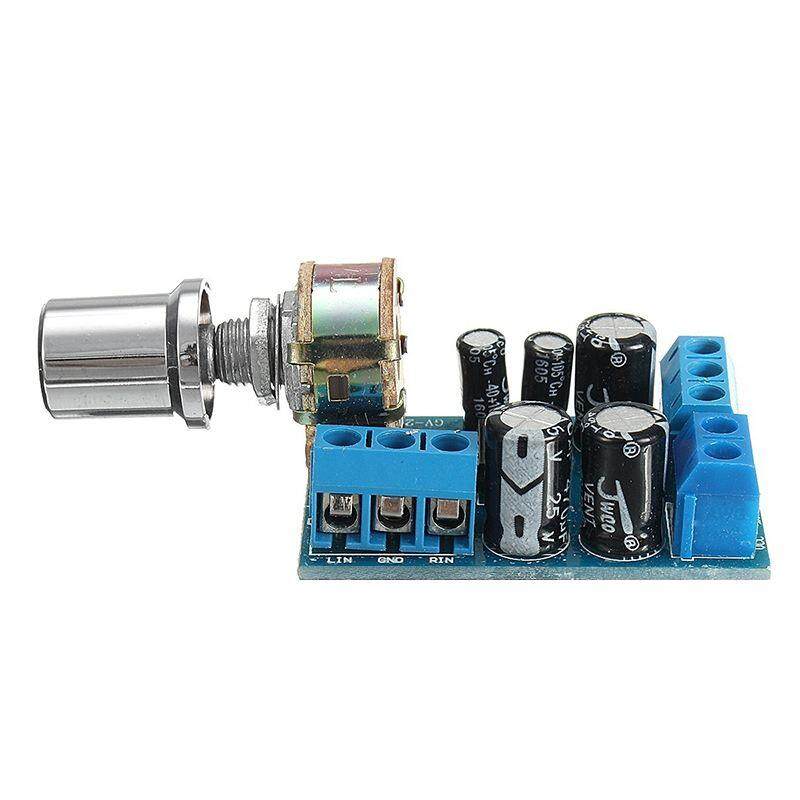 1Wx2 Stereo 2.0 Channel Mini Audio Daya Amplifier Babi Hutan Modul TDA2822M-Internasional