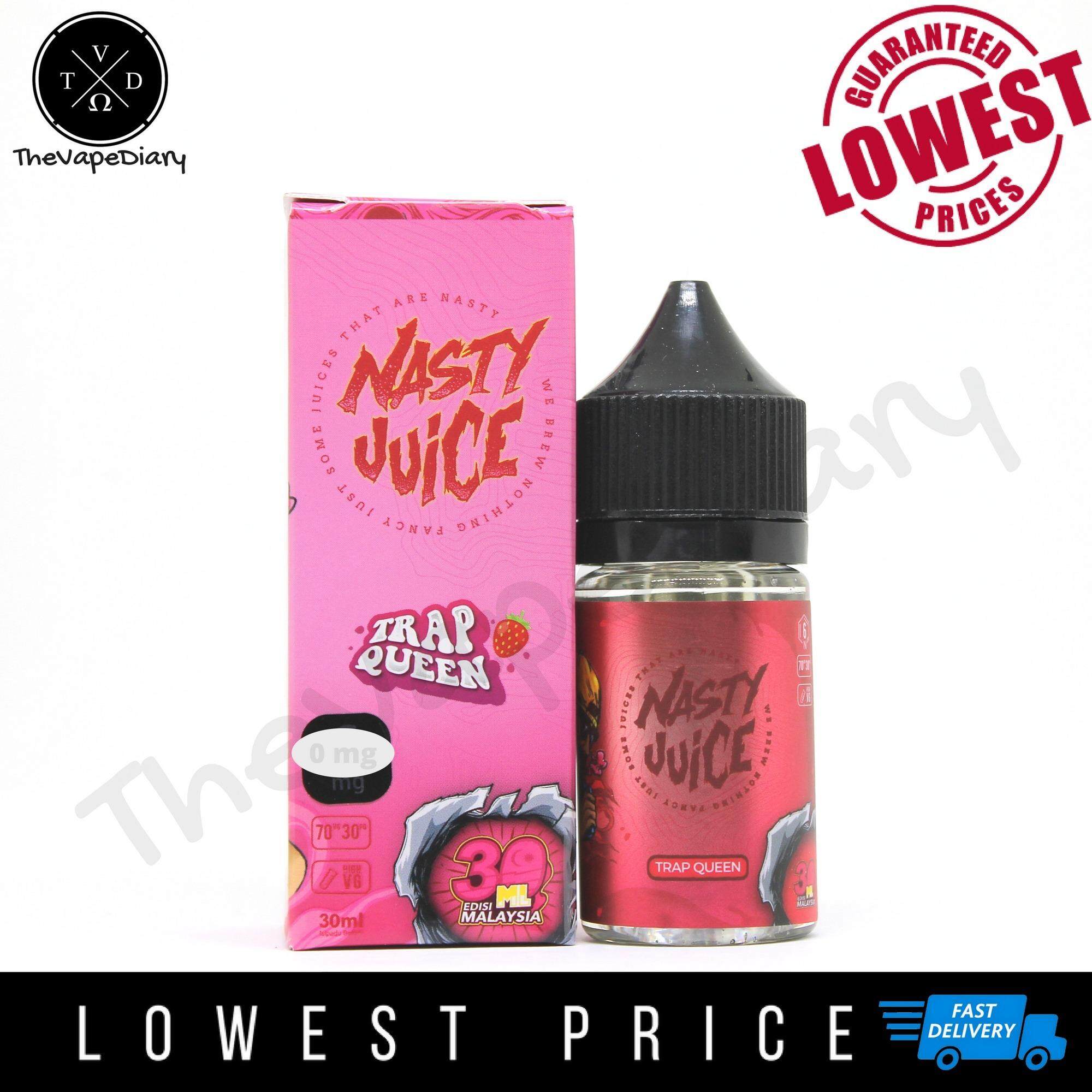 Nasty Juice Electronic Cigarettes E Liquids In Malaysia Nasty Trap Queen Ejuice 30ml Does Not Contain Nicotine