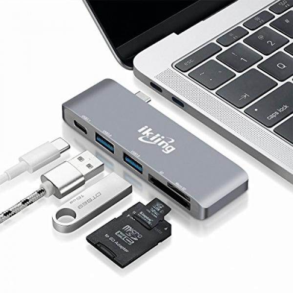 USB C Hub Multiport Adapter – ikling (2018 New Design)Portable Combo Hub with USB C Charging Port 2 USB 3.0 Ports SD/TF Card Reader for MacBook Pro Lenovo Asus Google Pixel USB Type C Device Owner - intl