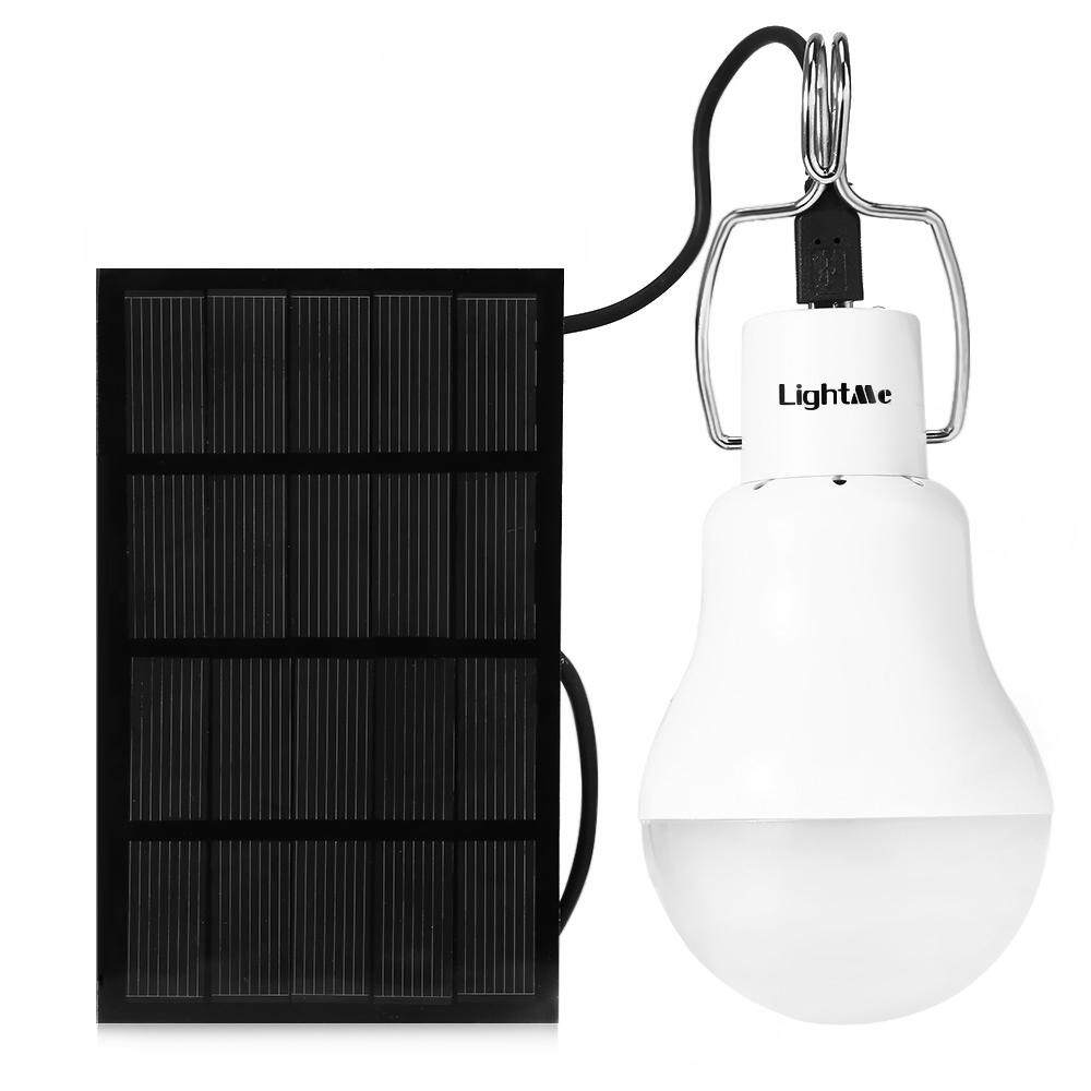 Solar Panel Powered Led Outdoor Garden Light Bulb Lightme S 1200 Energy Saving Lamp Wall 5500 6000k Natural White