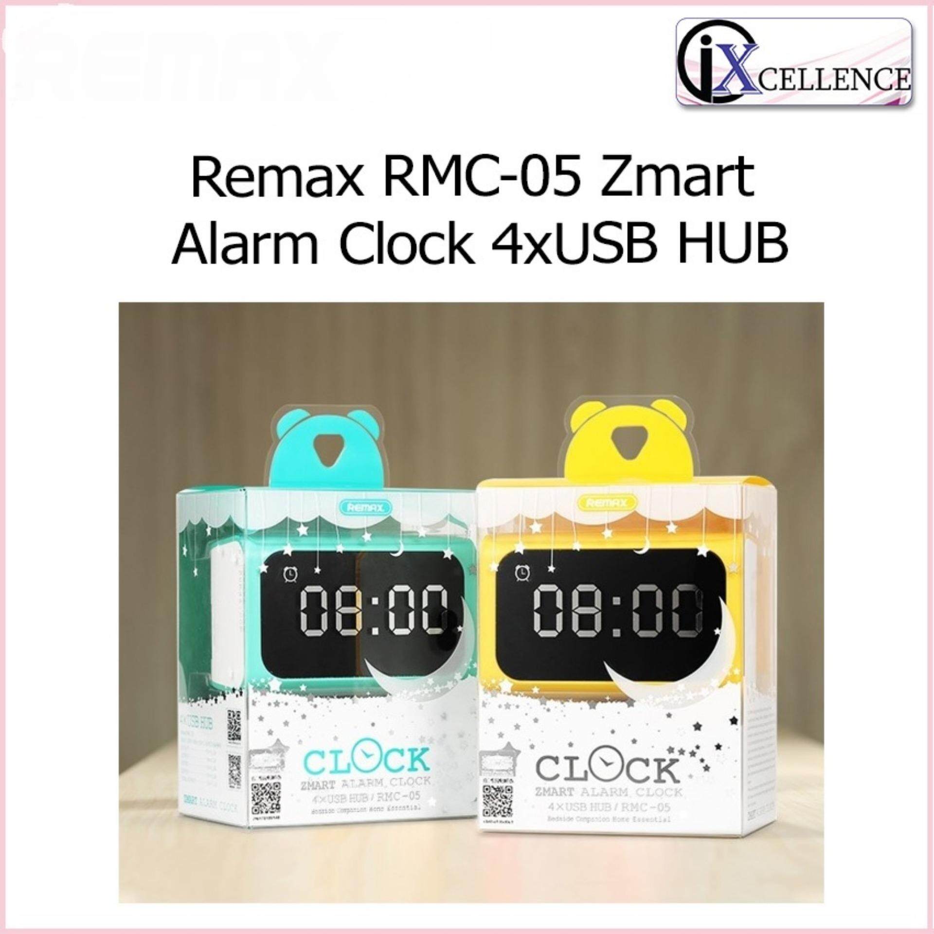 [IX] Remax RM-C05 Zmart Alarm Clock 4xUSB HUB