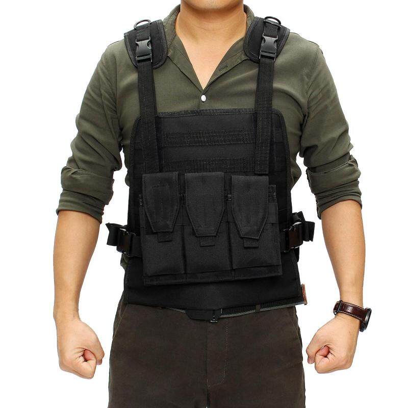 Outdoor Hunting Military Tactical Vest Body Armor Jungle Equipment Plate Carrier With Pouches