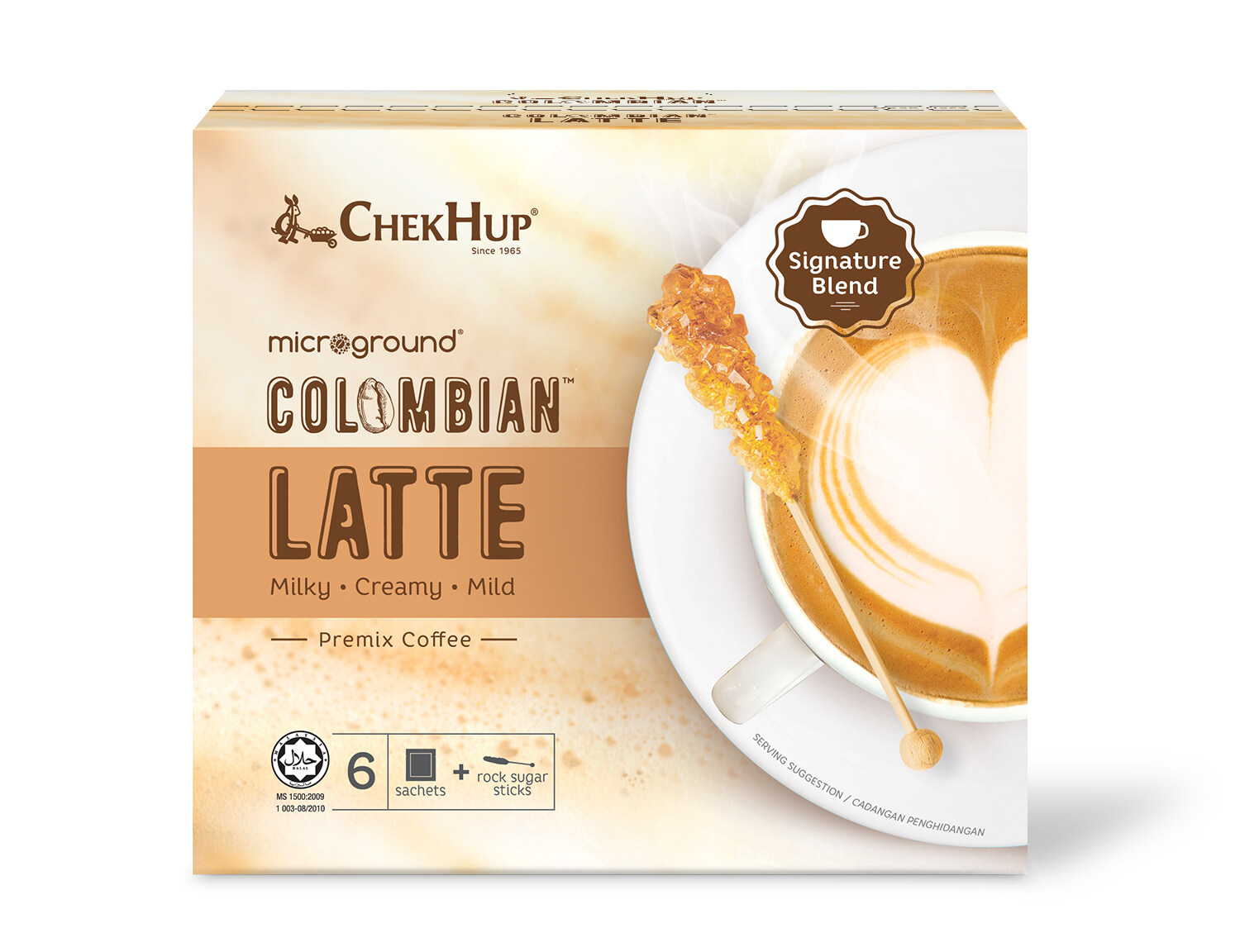 Chek Hup Microground Colombian Latte (23g x 6s) [Bundle of 12]