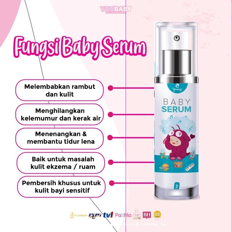 Youbaby cream shower gel serum travel pack rescue kit and combo gift set original HQ for cough fever flu eczema kahak ruam demam kuning for baby TMY49000180