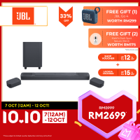JBL BAR 800 | 5.1.2-Channel Soundbar | Detachable Surround Speakers | 10” Subwoofer | True Dolby Atmos® | PureVoice