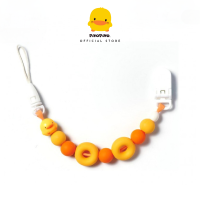 Piyo Piyo Silicone Pacifier Clip - Orange