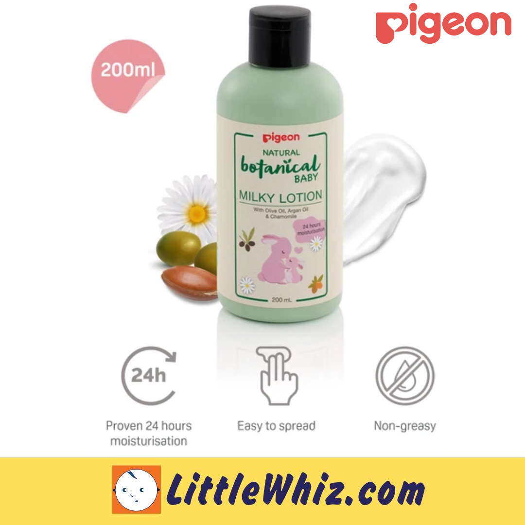 Pigeon Natural Botanical Baby - Milky Lotion 200ml/500ml